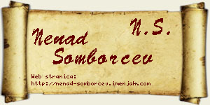 Nenad Somborčev vizit kartica